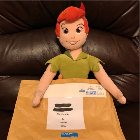 Peter Pan Visits From London With Magic Box Treasures