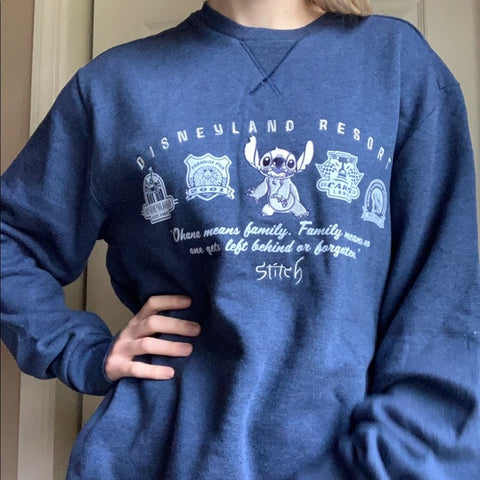 Wishlist - Apparel - Sweatshirt : Stitch Disneyland - Small