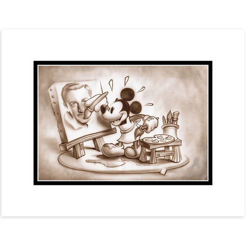 Wishlist - *Art: "A Stroke Of Genius'' (14"x18" Matted)
