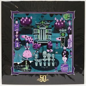 Wishlist - Art: Haunted Mansion 50th Anniversary - 1313 Grimm Harbor (16" x 16")*