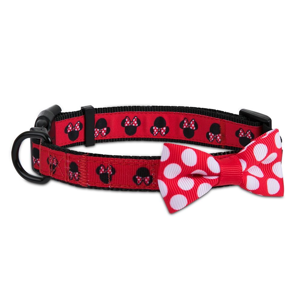Wishlist - Pet (Dog Collar): Minnie Mouse Icons Size XL (90 to 140 lbs)