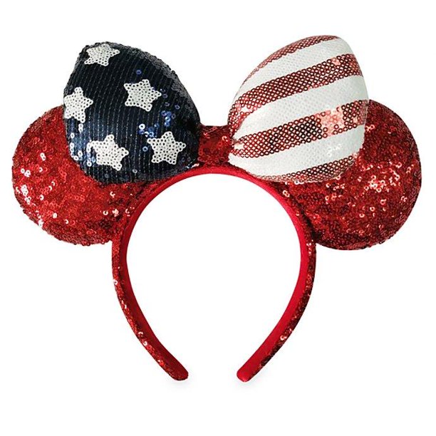 Wishlist - Americana - Ear Headband (Sequin Red Ears)