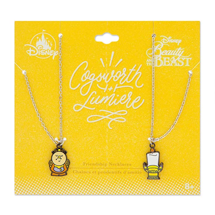 Wishlist - Jewelry (Friendship Necklace Set): Cogsworth & Lumiere