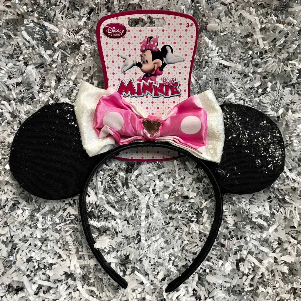 Ear Headband: Minnie Mouse Pink Bow (Youth)
