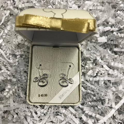 Wishlist - Jewelry (Earrings): Mickey Icon Swirl (Sterling Silver)