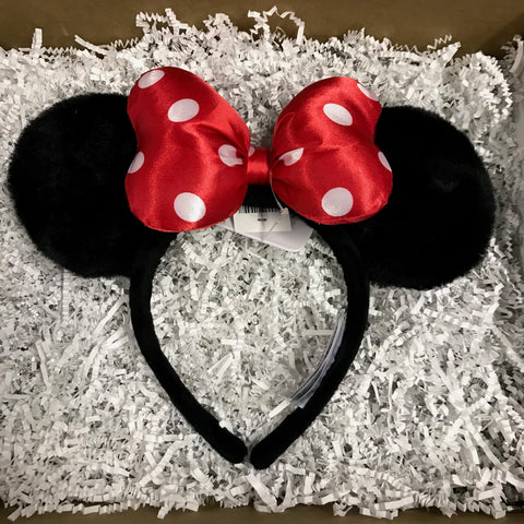 Ear Headband: Minnie Mouse Red Bow (Youth)