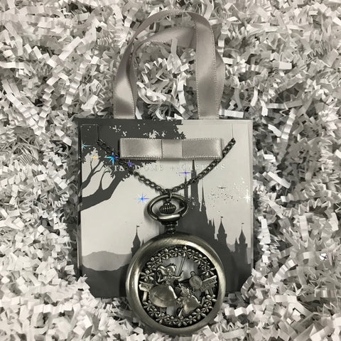 Jewelry - Alice In Wonderland Pocket Watch Necklace