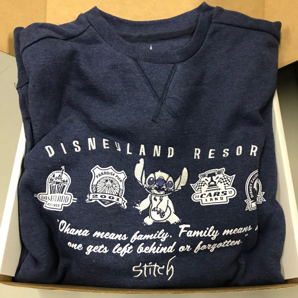 Apparel - Sweatshirt - Stitch/Disneyland - Select Your Size