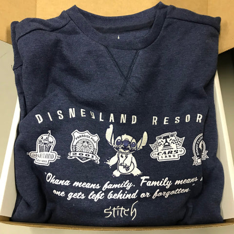 Apparel - Sweatshirt - Stitch/Disneyland - Select Your Size