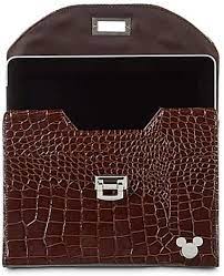 Wishlist - Tablet Case: Mickey Brown Snakeskin Up to 10"x7.5"x5"