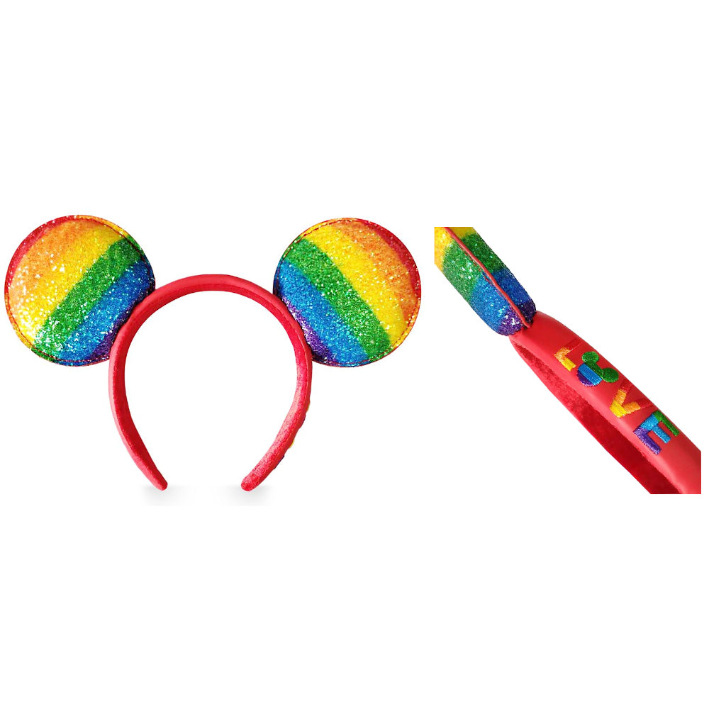 Wishlist - Ear Headband: Mickey Mouse Rainbow Love