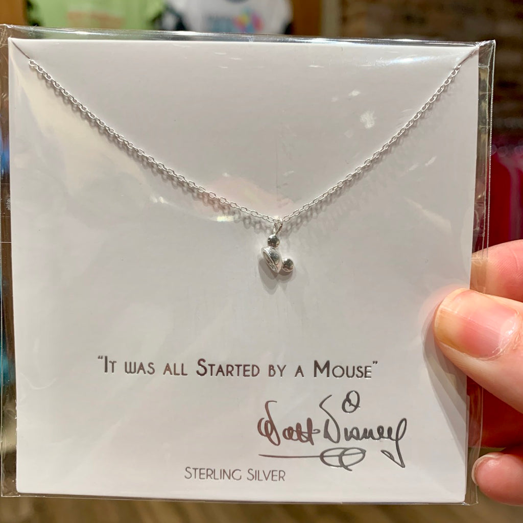 Necklace: Mickey Ear Hat (Sterling Silver)