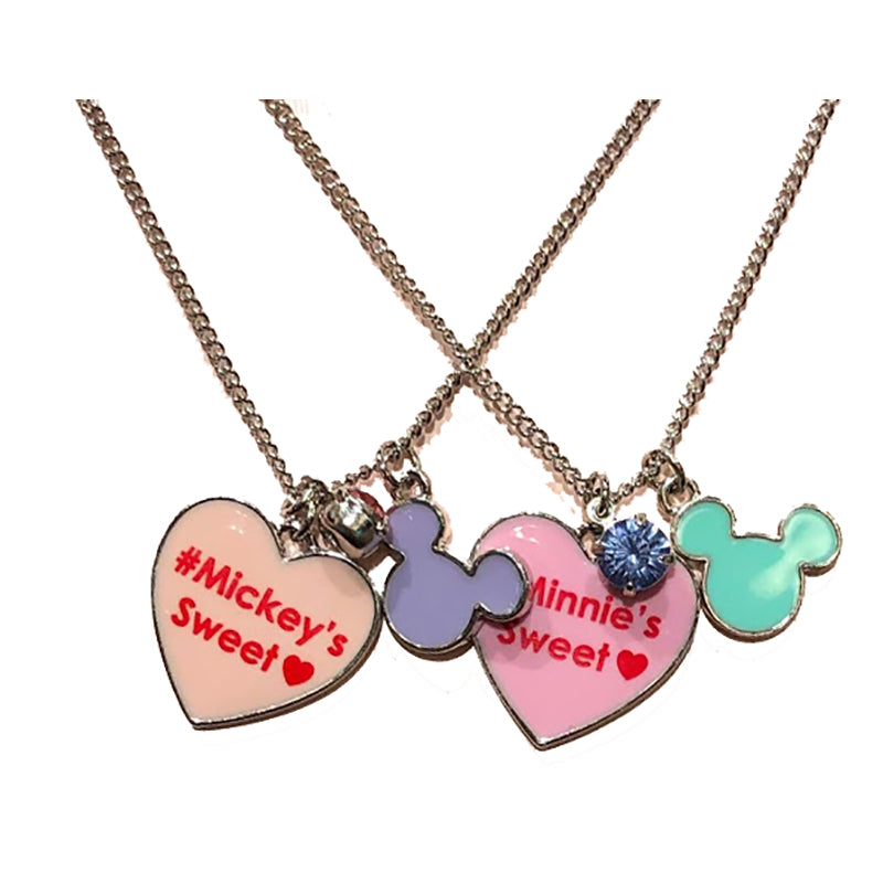 Wishlist - Jewelry (Necklace Set): Mickey & Minnie Message Charms