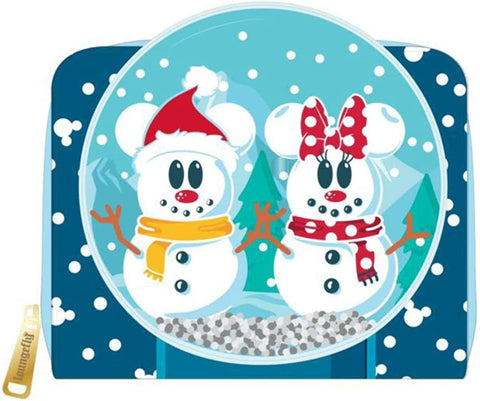 Wishlist - A Merry Christmas in July - Wallet: Mickey & Minnie Snow Globe Loungefly