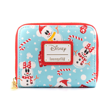 Wishlist - A Merry Christmas in July - Wallet: Mickey & Minnie Snowman Loungefly