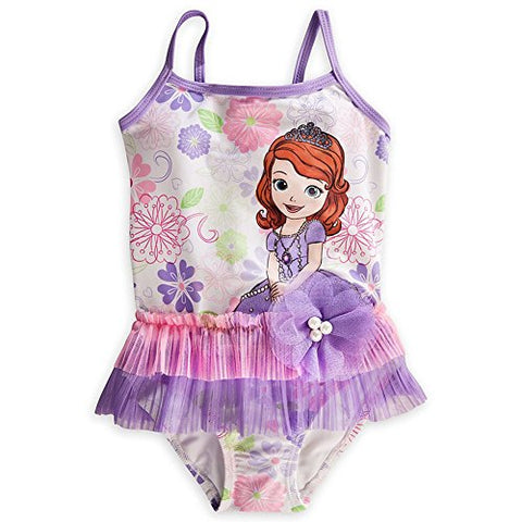 Wishlist - Swim - 1Pc: Sofia The First (Deluxe White) - Youth Size 3