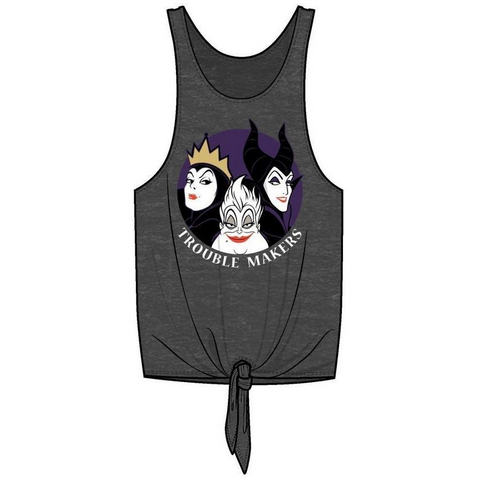 Wishlist - Apparel - Tank (Tie-Front): Disney Villains - 3 - Juniors' Large
